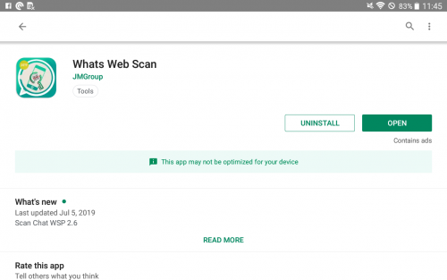 Whats Web Scan