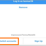 Instagram Home Profile Menu Settings Add Account Switch Accounts
