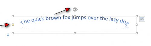 how to arch your text in word tutorial step 1