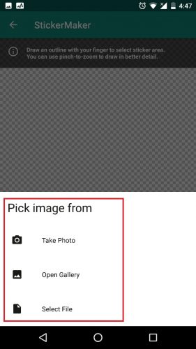 how to create whatsapp stickers step 8