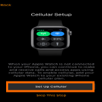 Apple Watch Set Up Cellular Setup