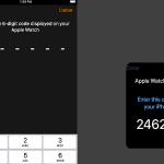 Apple Watch Set Up Enter 6 digit Code