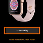 Apple Watch Set Up iPhone Start Pairing