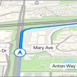 Apple iPhone Maps Start Driving