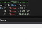 How To Use Table Value Constructor In SQL Server