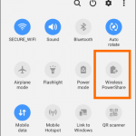 Galaxy Note 10 Notification Panel Wireless PowerShare