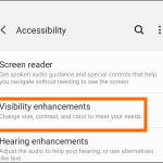 Pulldown Samsung Galaxy Notification Accesibiity Visiblity Enhancement