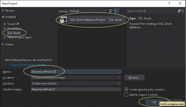 SQL Server Database Project In Visual Studio_1