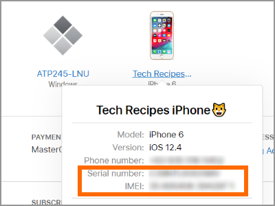 where to find serial number on iphone box