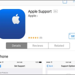 Apple Support App from the App Store