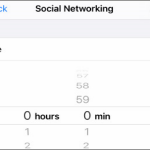 iPhone Settings Screen Time App Limit Add limit Choose App Category Set Time