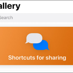 iPhone Shortcuts Gallery PAge