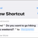 iPhone Shortcuts Saved New Shortcut Create New Shortcut