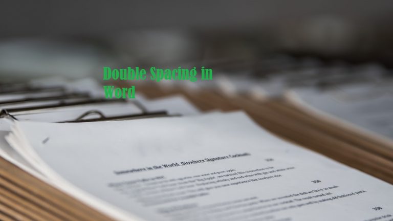 How to Double Space in Word [Change Line Spacing Easily]