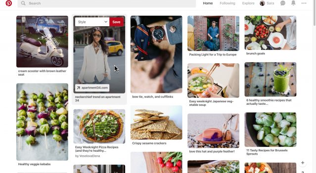 Tuning Pinterest home-feed. in latest 2019 update.