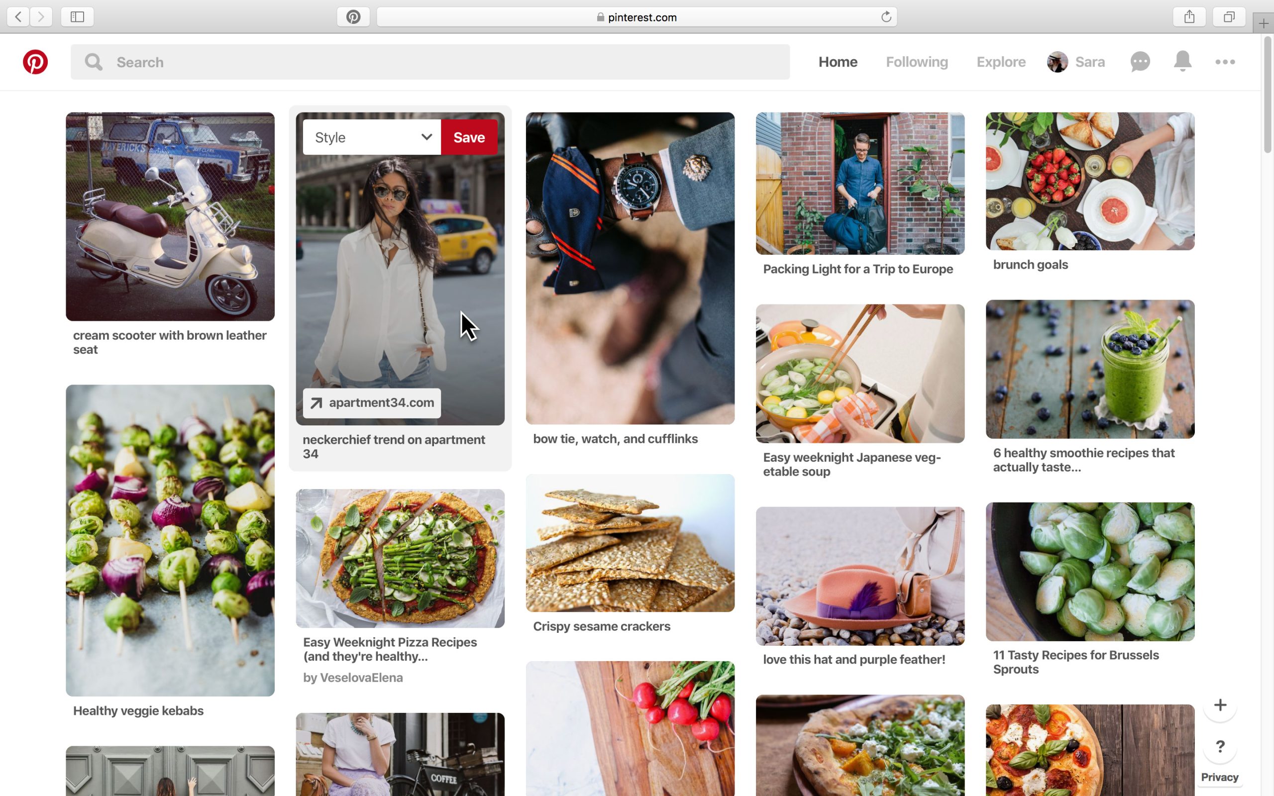 Tuning Pinterest home-feed. in latest 2019 update.