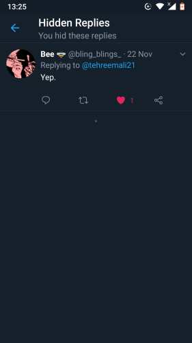 The hidden replies section in Twitter (2019 update).