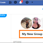 Facebook for Web Messenger Group Chat name