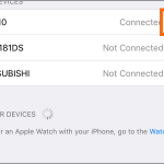 iPhone Settings Bluetooth More Info