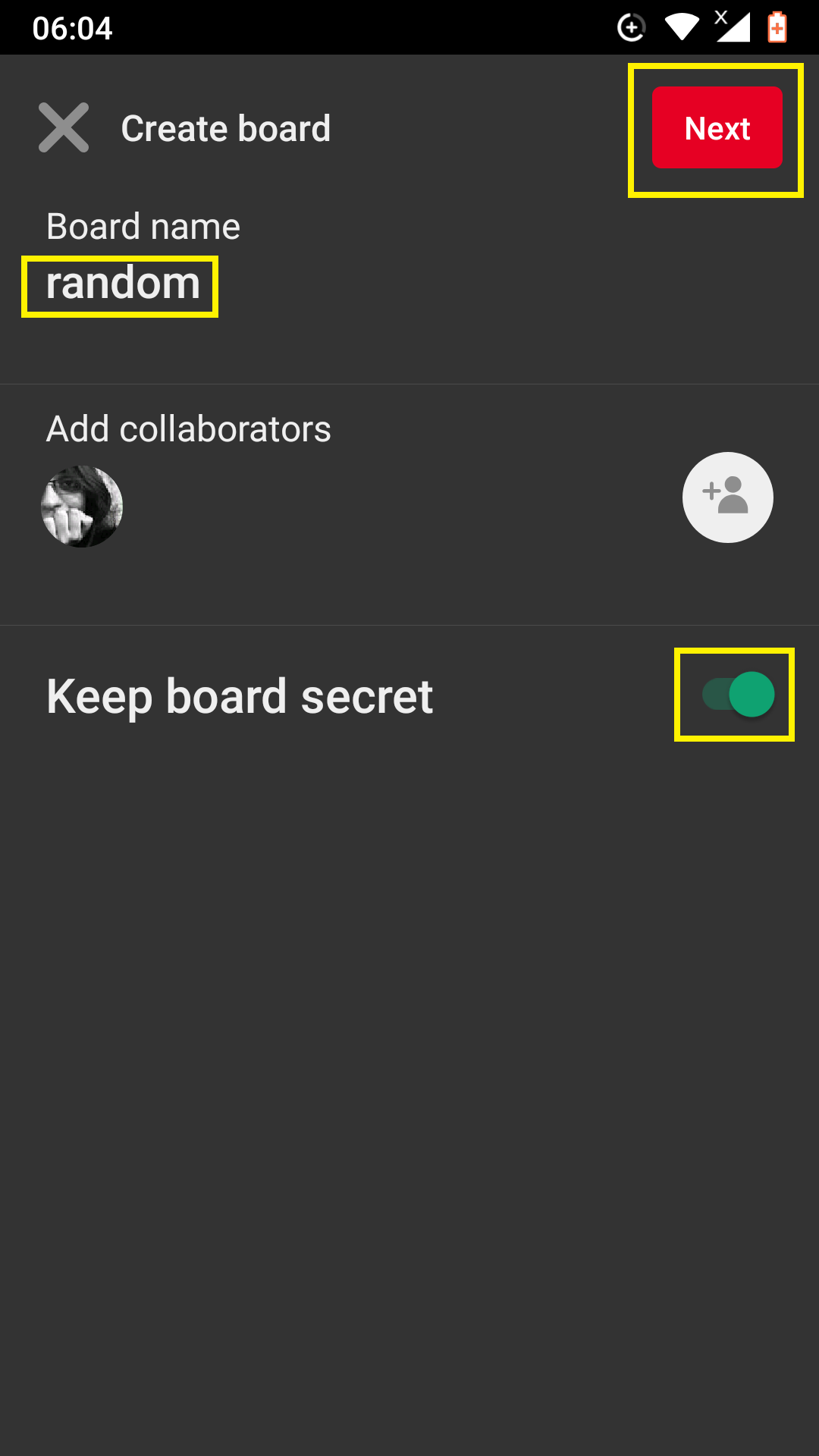 How to Create a Private Board on Pinterest for Android