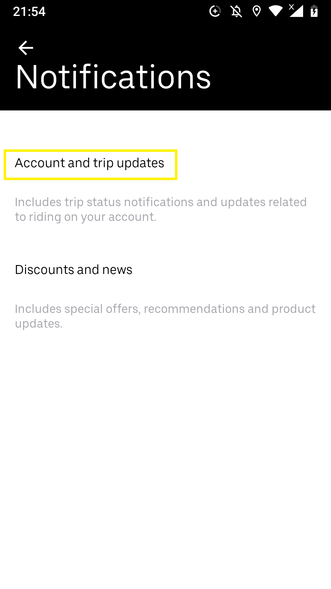 How to Turn Push Notifications Off/On for Uber Within App (Android)