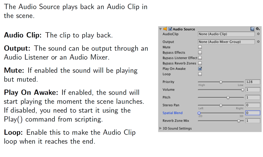 Audio script. Add Audio Unity. Audio in Unity.