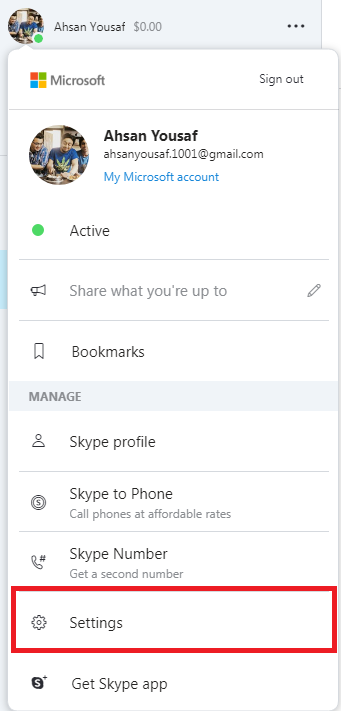 how to delete your skype account step 3