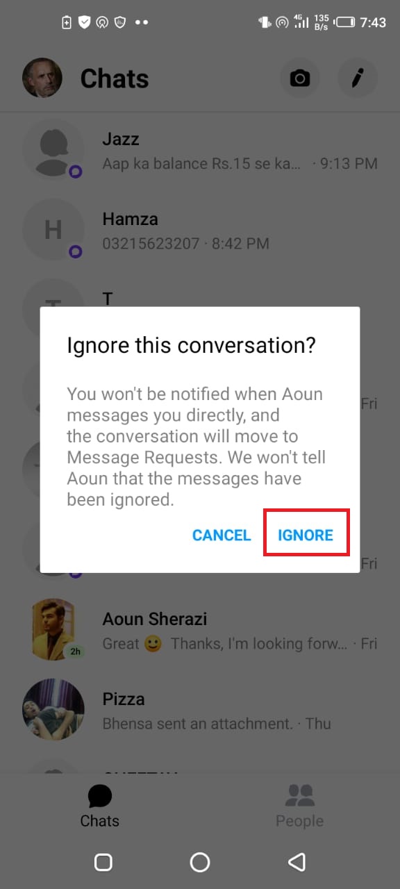 updated messenger updated messenger