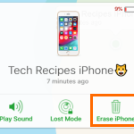 iCloud Play Erase iPhone