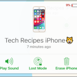 iCloud Play Sound iPhone ringing