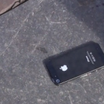 iPhone on Ground