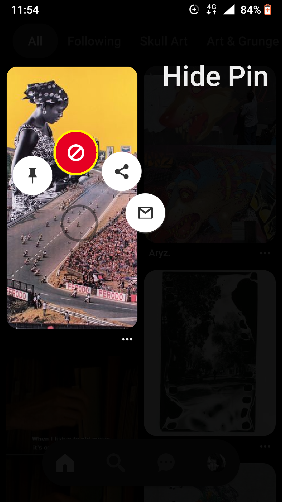 Pinterest for Android How to Move, Reorder and Hide Pins