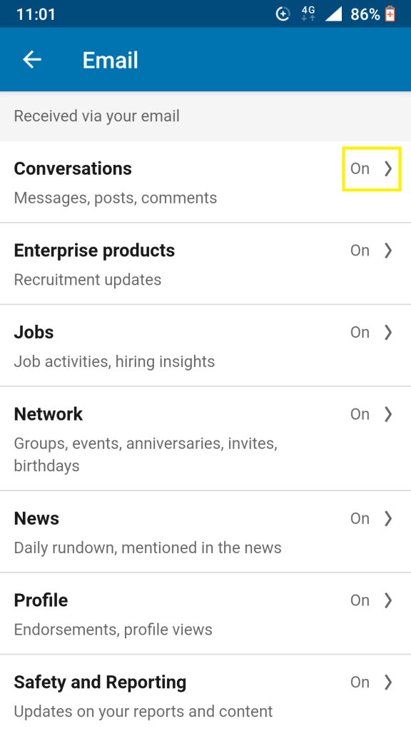 How to Manage Notifications in LinkedIn