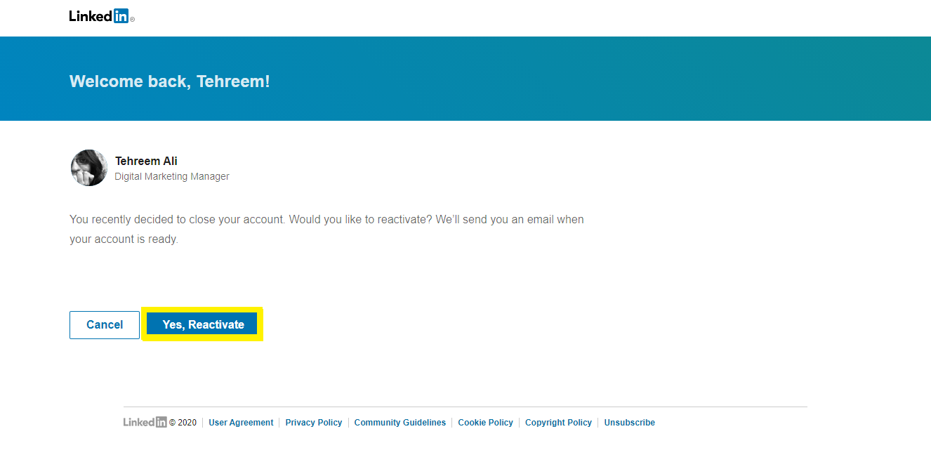 How to Deactivate and Reactivate LinkedIn Account