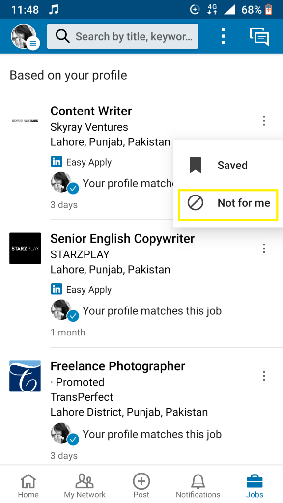 linkedin apply job linkedin apply job