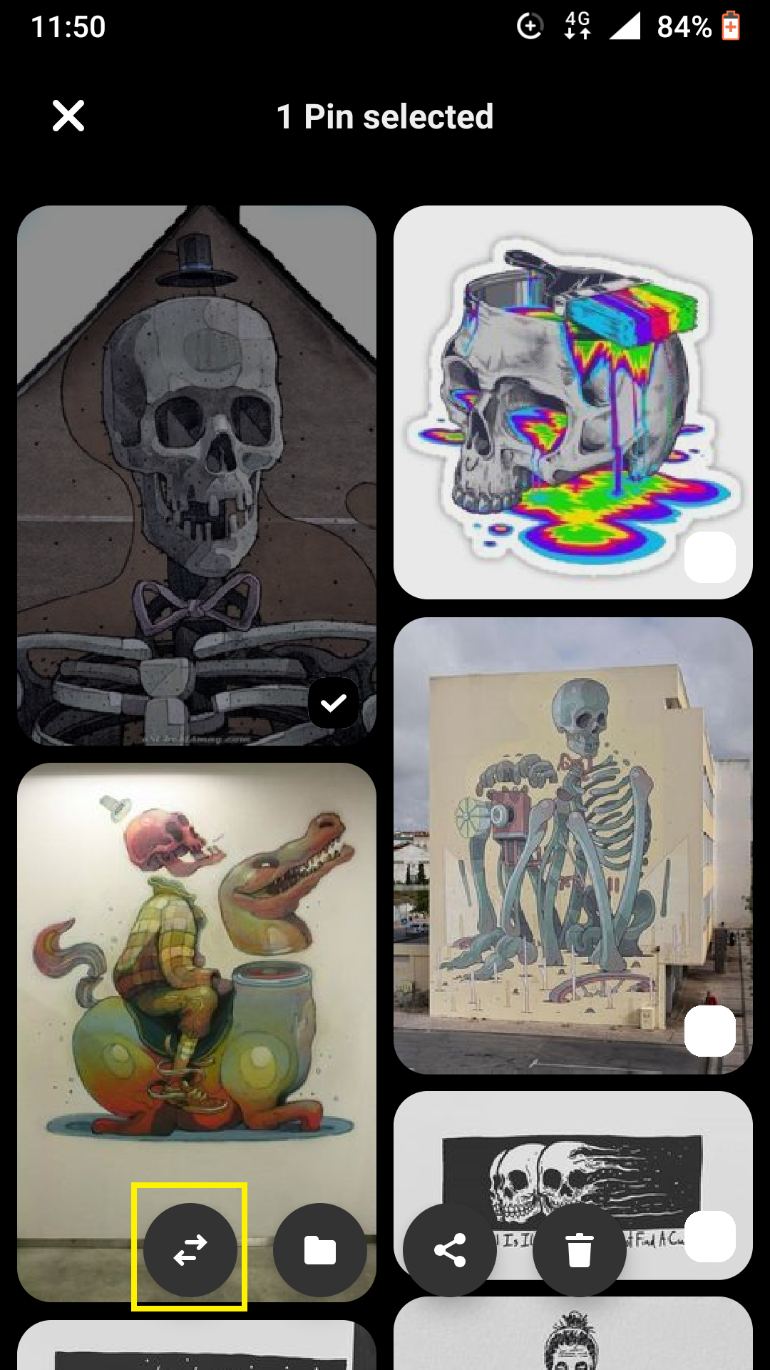 Pinterest for Android How to Move, Reorder and Hide Pins