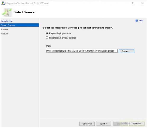 SSIS- How To Export & Import ISPAC File SSISDB - Visual Studio