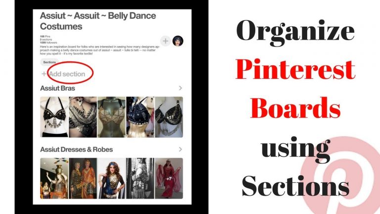 Working with Board Sections on Pinterest for Android (latest 2020 updates)