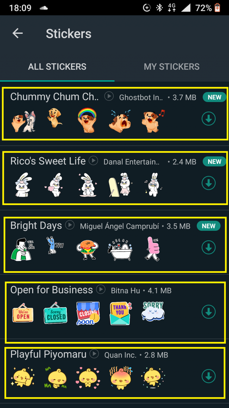 Adding the Brand New Animated Stickers on WhatsApp (Latest Update)