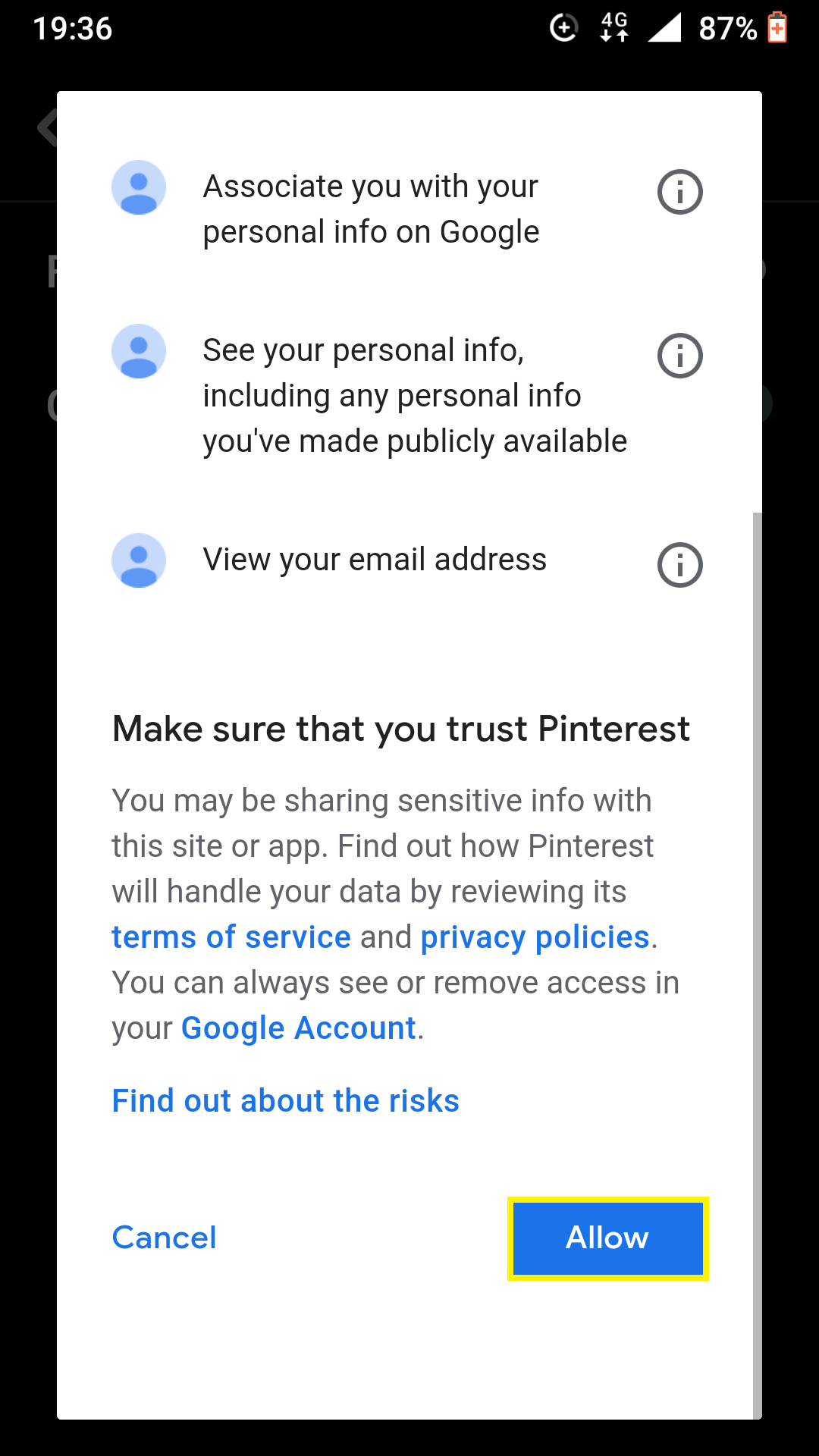 pinterest login with google pinterest login with google