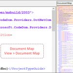 Figure 3 – Document Map in Notepad++