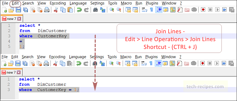 Notepad++ Tips & Tricks - Remove Empty Lines