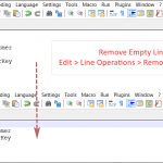 Notepad++ Tips & Tricks – Remove Empty Lines