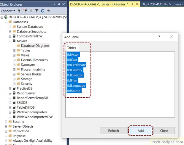 Database Diagram SQL Server