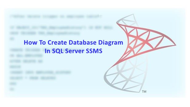 How To Create Database Diagram in SQL Server