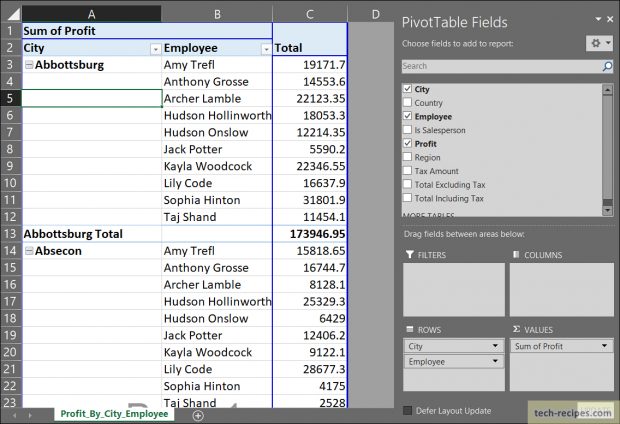 Import SQL Server Data To Excel Pivot Table_1