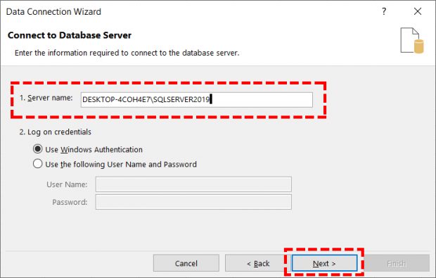 Import SQL Server Data To Excel Pivot Table_3