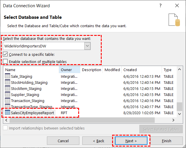 Import SQL Server Data To Excel Pivot Table_1