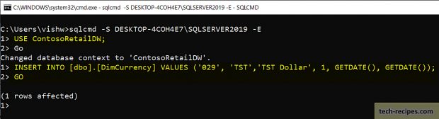 Connect to SQL Server Database Using SQLCMD Utility 