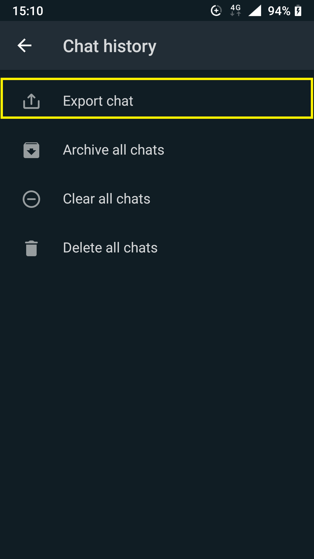 How to Save WhatsApp Chats